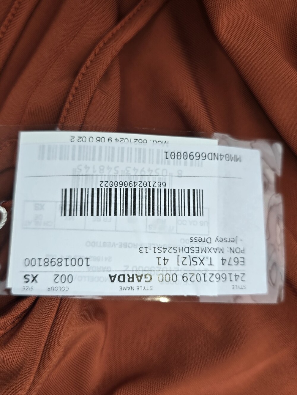NWT Max Mara Long Stretch Jersey Halter Maxi Dress - Size XS (New With Tags) - Picture 9 of 16